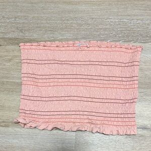 Arizona Jean Company pink Ruffled tube top